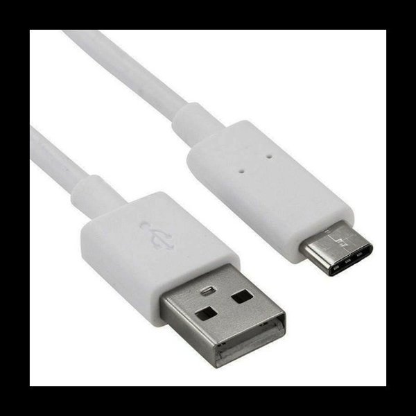 Sanoxy USB Type-C to USB-A 2.0 Male Charger Cable, 6 Feet 1.8 Meters, White SANOXY-CABLE3